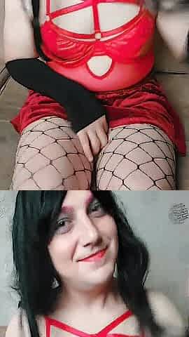 Electra Hawt Femboy Model Red Lights