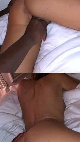 Naughty amateurs getting fingered at interracial orgy