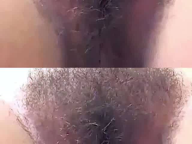 Blonde and Brunette Hairy Girls on Webcam Masturbating