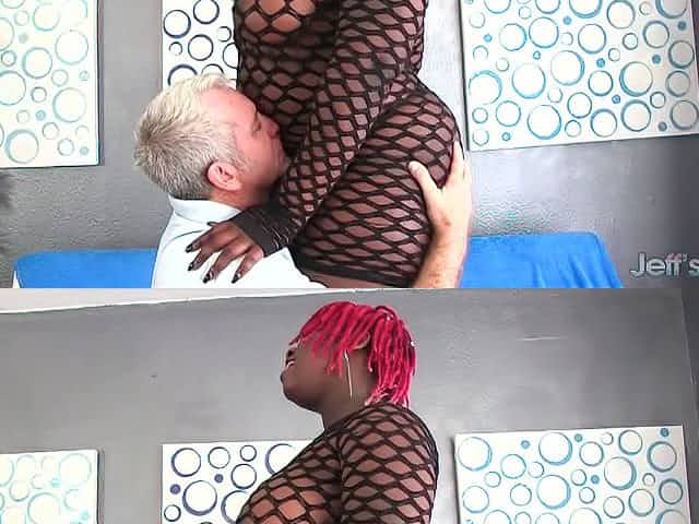 Marley's giant ass is majestic and this ebony BBW loves missionary pounding