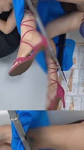Gynecologist Examines Married Woman Behind the Scenes and Husband Doesn't See!