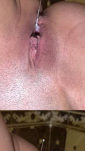 Creampie Collection! Cleaning Pussy Close up! POV!
