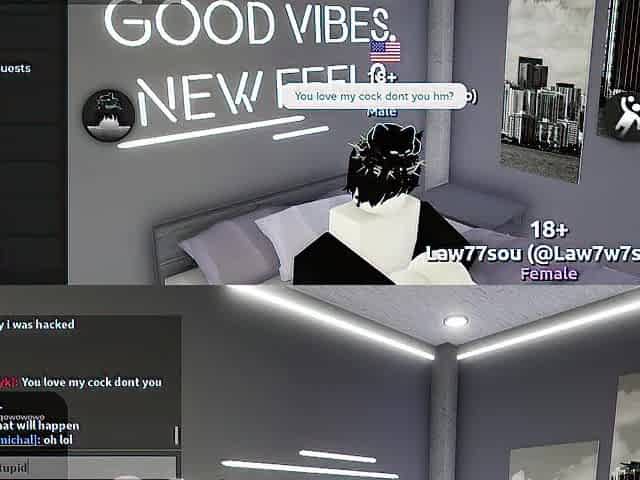Sex with a catgirl on roblox