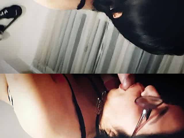 Me Muestra Como Se Traga Toda La Leche Y Le Meto Dedos Cum In Throat