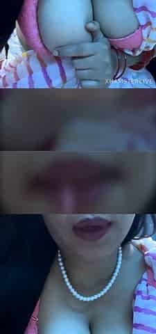Beautiful baby shares big juggs sensual solo masturbation
