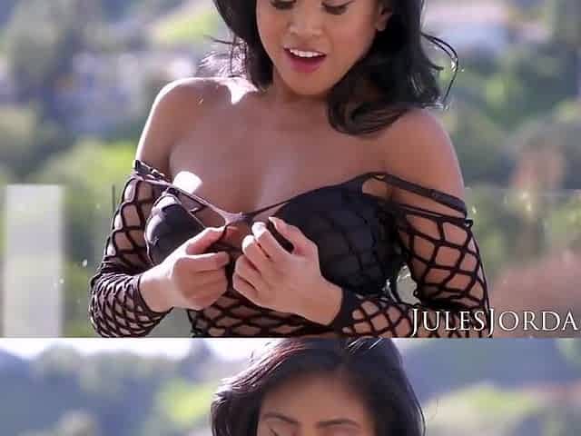 Ember Takes Dredds Massive Dick Up Her Tiny Asshole With Ember Snow