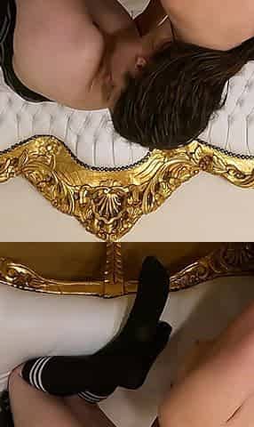 Ass rimming on Mel