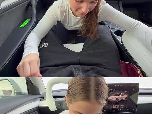 Juliettestj Blows A Big Cock In A Tesla Onlyfans Video