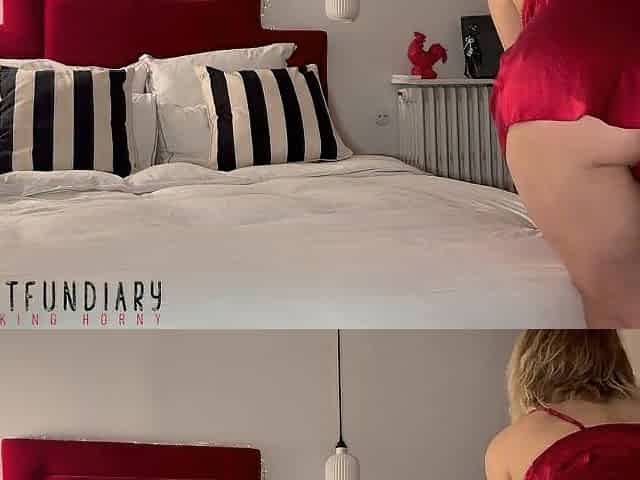 hawt luxury lady in red silk suit with red nails has sex in Paris - projectfundiary