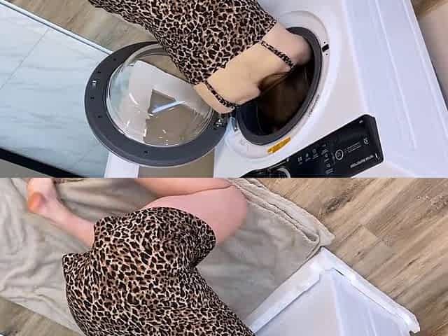 Fucking My Big-Ass Stepmom Stuck in the Washing Machine