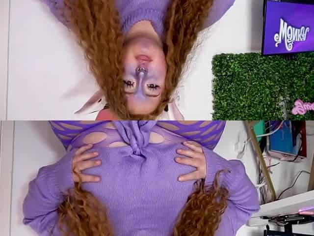 Willy Wonka's big beautiful woman juice cow blueberry gal body inflation, breast expansion and milking - trailer