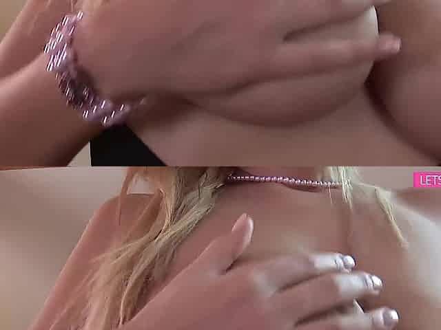Sensational hawt blond mother I'd like to fuck masturbating