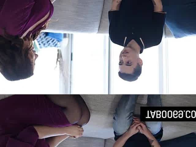 Curvy stepmother let's her stepson screw her taut booty for 1st time
