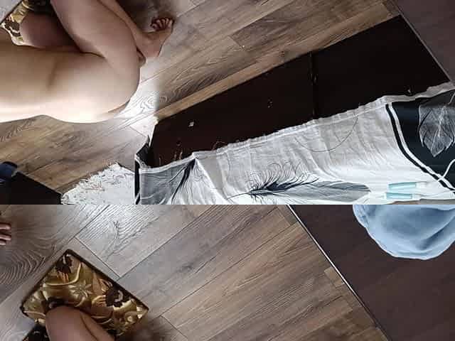 Sexy Wife Workout at Home Naked