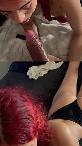 Read hair tiny lalin girl Oral pleasure POV