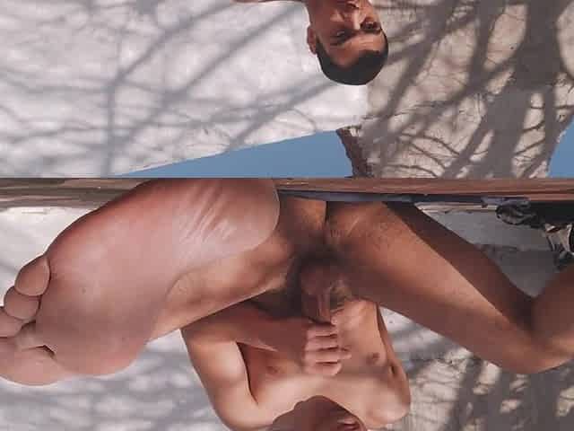 Hard Masturbation Outdoor Athletic studs, Large Penis hot Tugjob, Foot, Booty, Large studs - Caballero Hawt