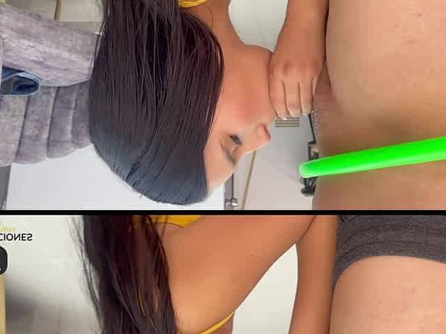 I Teach My Little Stepsister How to Play and End up Fucking Her Hard and Cumming in Her Pussy