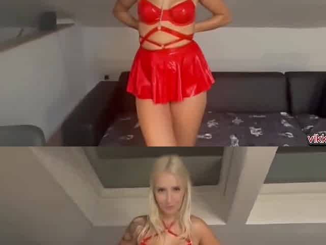 Super Cute, Hot Young Polish Girl - First Time Playing - Vikki Bang