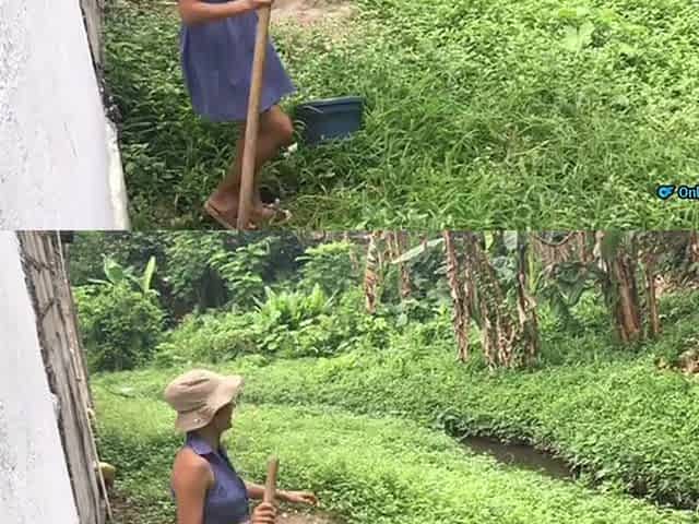 I Fucked My Neighbor's Stepdaughter the Gardener Inside His Vegetable Garden