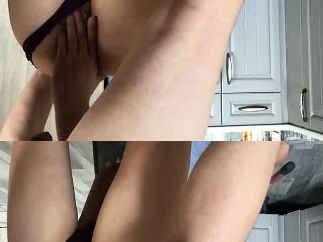 Big-Ass Russian Teen Fucked Hard While Cleaning