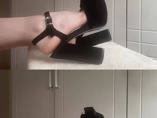 after walking in such heels, I urgently need a massage
