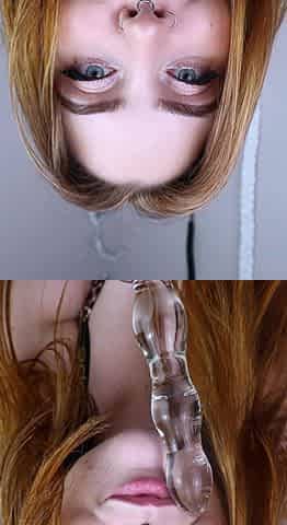 Cute amateur webcam teen girl toying pussy on webcam
