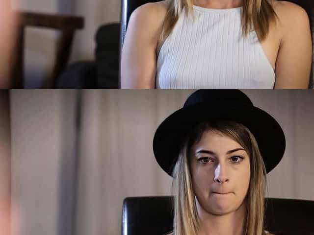 Problematic schoolgirl teen punished by an angry guy
