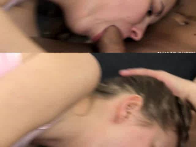 Klixen and blonde teen blowjob and handjob
