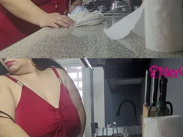 Stepmon in Kitchen - Video for Fans - BBW Stepmom MILF Stepson