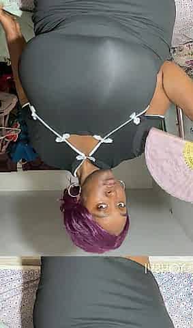 Breasty mother I'd like to fuck oiling her curves