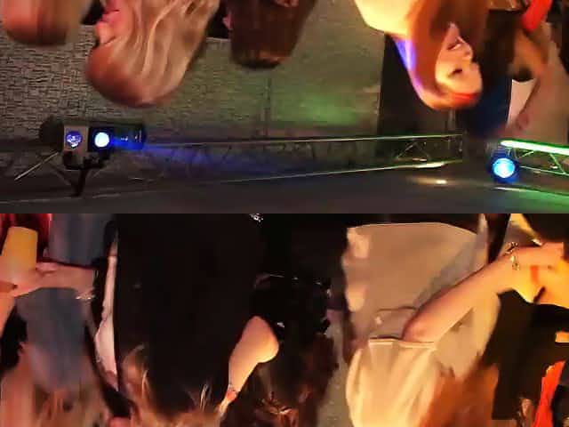 Horny sluts at the club pleasure strangers