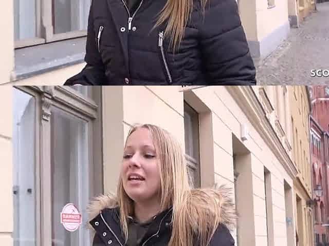 GERMAN SCOUT - 1ST ANAL FOR CURVY TEEN AT STREET CASTING