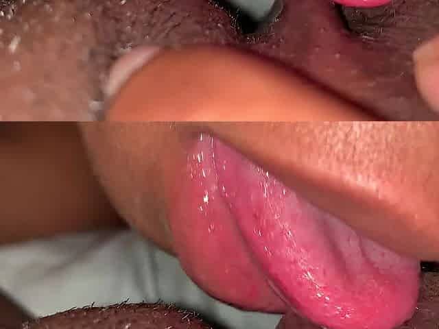 SUCKING MY GF LARGE CLITORIS UNTIL THIS BABE CUM IN MY THROAT !!