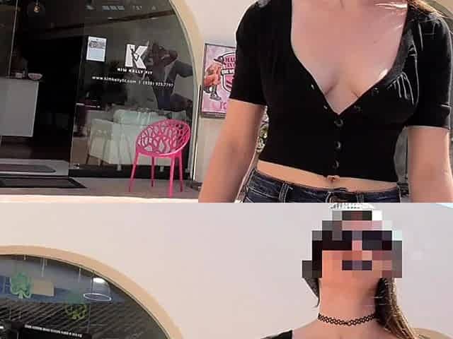 Shy Goth Exhibitionist - Small Mall Tour Button Up