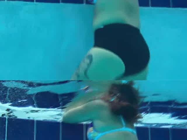 Hurricane Love in the public pool