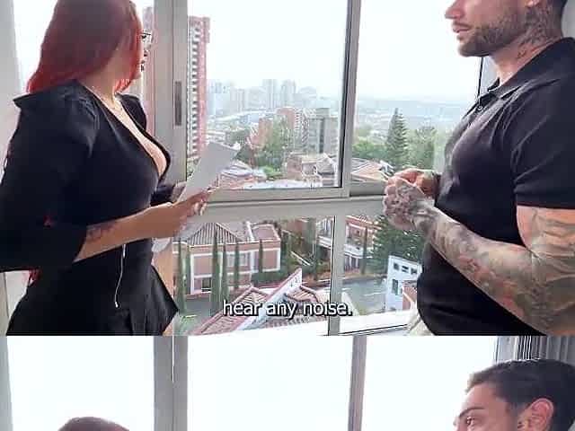 An Italian tourist screws me raw with his large ramrod after closing a business deal - Andrea Castro & Dandy Love