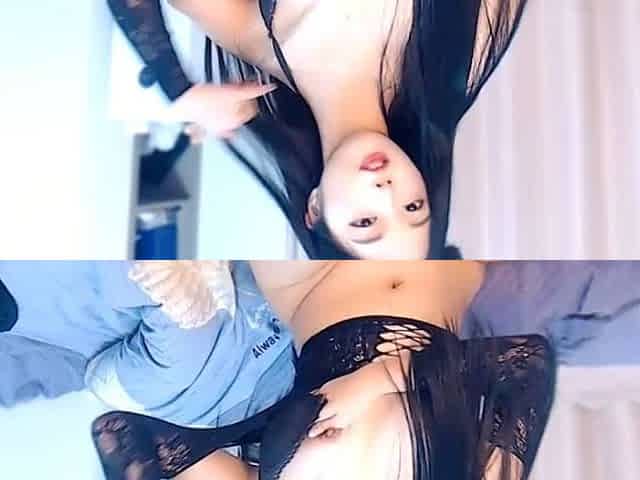 Asian small tit girl masturbating