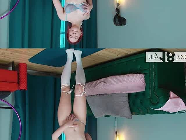 My18teens - Pale Skin Cute Girl Masturbates at Home