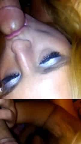 blond blowjob