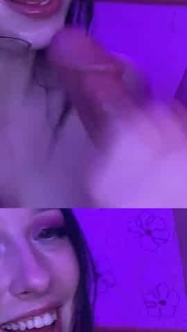Sharing Is Caring, Roleplay Close-up Sloppy Blowjob