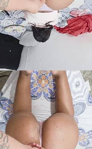 I castigate my large-butt stepdaughter's dark hole for being rebellious