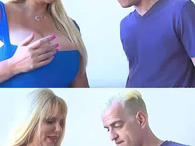 While hr hubby is away busty milf Karen Fisher loves