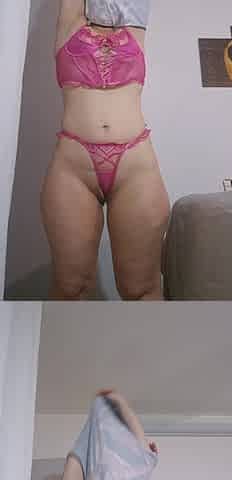 I Start on the Bed in Lingerie with My Vibrator and End up Naked in the Bathroom and All Wet