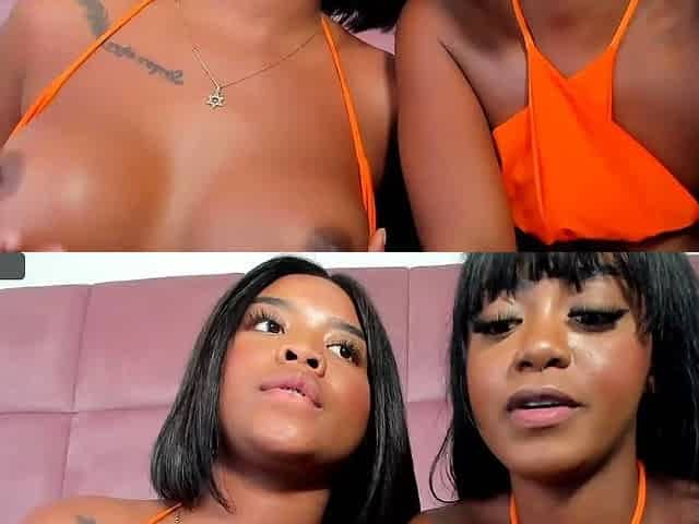 Hot Black Maid Does Some Webcam Black and Ebony