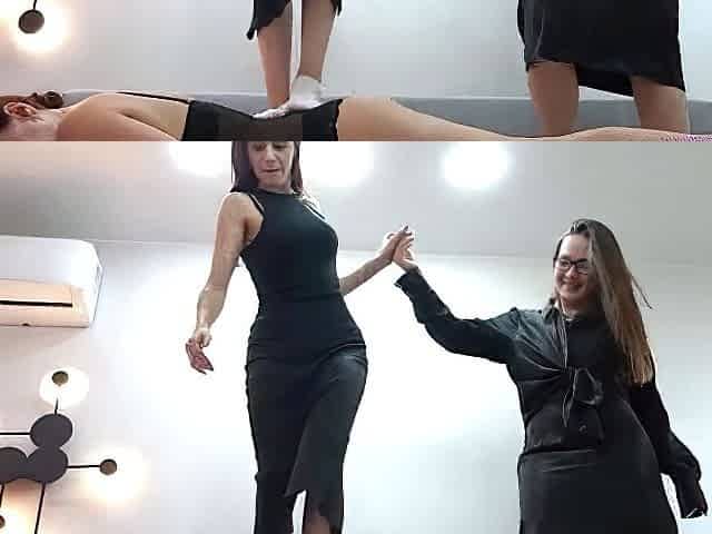 Licking Girls Feet Beatrice And Olivia Fun Humiliating The