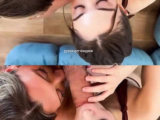Wonderful whores emotional blowjob scene