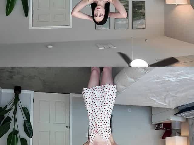 Skillful teen works wonders with her trimmed pussy on camera