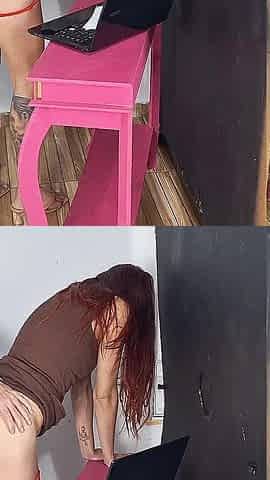 Married Woman with Her Boss in the Office!