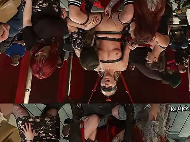 Babe Is Fucked In Public Suspension