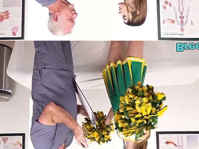 68 YO Doctor Knocks up twenty year old cheerleader - Julia James Breed Me
